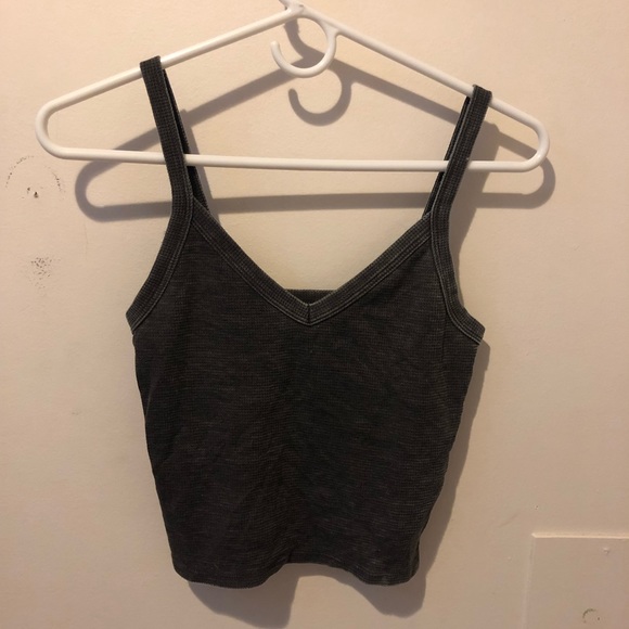 NWOT V neck American eagle crop tank top - Picture 2 of 5